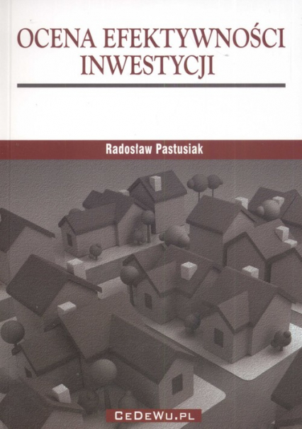 Ocena efektywności inwestycji - Pastusiak Radosław | okładka