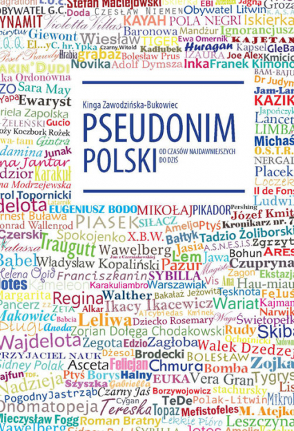 Pseudonim polski od czasów najdawniejszych do dziś - Kinga Zawodzińska-Bukowiec | okładka