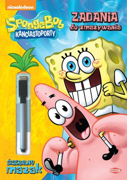 SpongeBob Kanciastoporty Zadania do zmazywania -  | okładka
