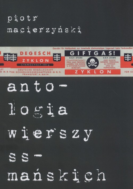 Antologia wierszy ss-mańskich - Piotr Macierzyński | okładka