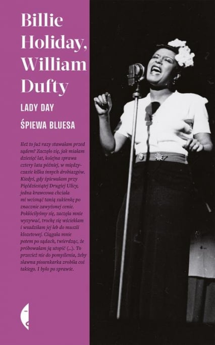 Lady Day śpiewa bluesa - Dufty William, Holiday Billie | okładka