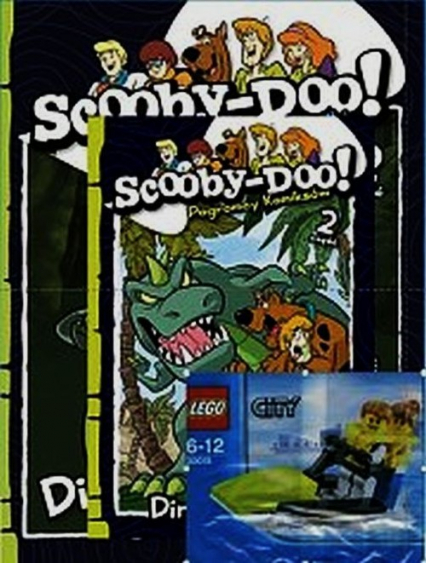 Scooby Doo Zestaw książek + figurka Lego City -  | okładka