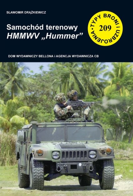 Samochód terenowy HMMWV Hummer Typy Broni i Uzbrojenia nr 209 - Sławomir Drążkiewicz | okładka