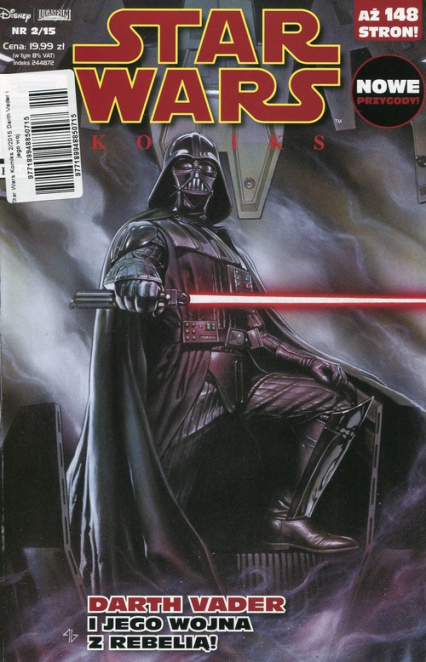 Star Wars Komiks 2/2015 Darth Vader i jego wojna z Rebelią! -  | okładka