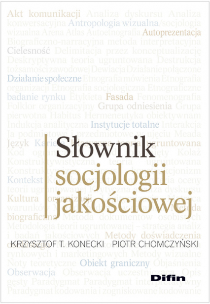 Słownik socjologii jakościowej - Chomczyński Piotr | okładka