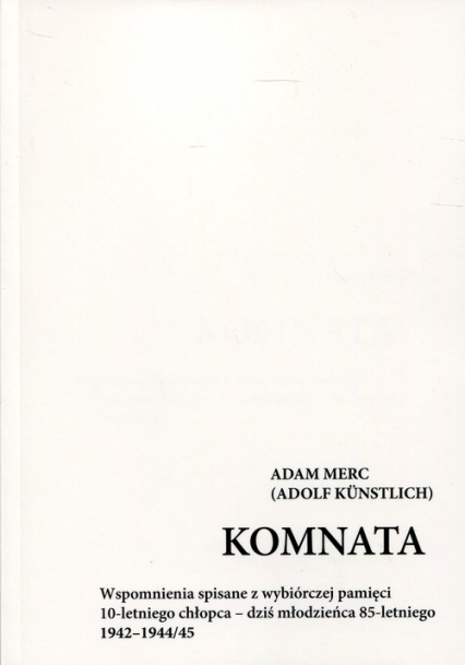 Komnata - Adam Merc | okładka