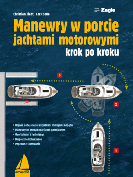Manewry w porcie jachtami motorowymi krok po kroku - Bolle Lars, Tiedt Christian | okładka