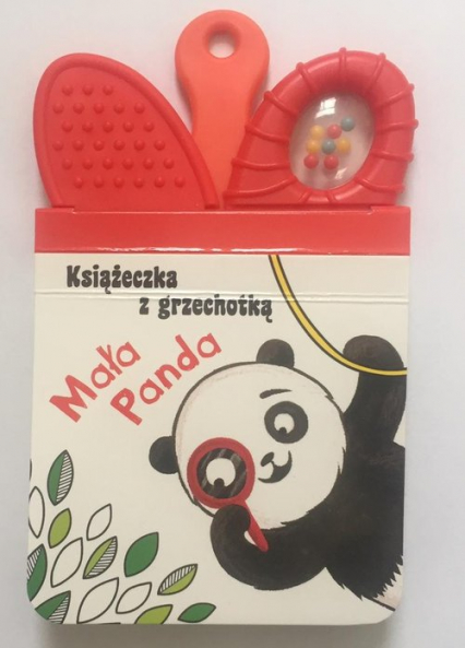 Mała Panda Książeczka z grzechotką i gryzaczkiem -  | okładka