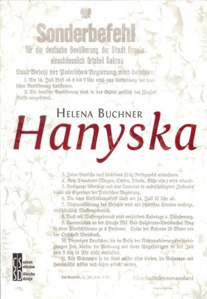 Hanyska - Helena Buchner | okładka
