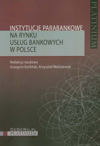Instytucje parabankowe na rynku usług bankowych w Polsce -  | okładka