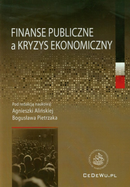 Finanse publiczne a kryzys ekonomiczny -  | okładka