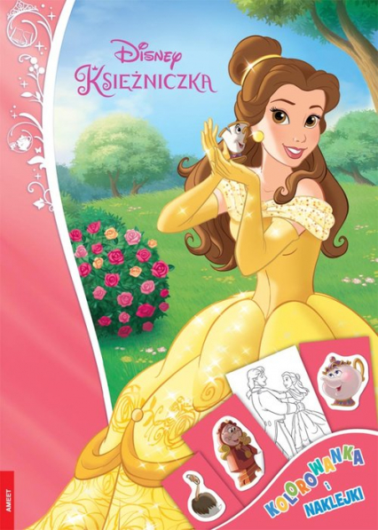 Disney Księżniczka Kolorowanka i naklejki -  | okładka