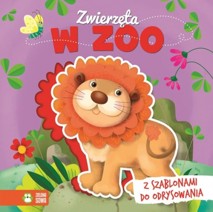Książka z szablonem Zwierzęta w zoo -  | okładka