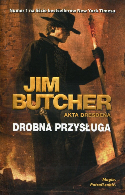Drobna przysługa Akta Dresdena Tom 10 - Jim Butcher | okładka