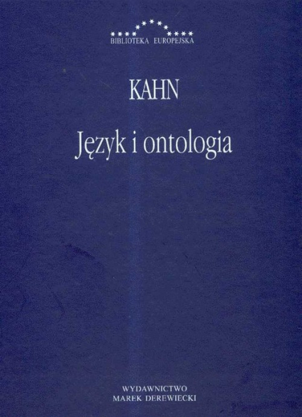 Język i ontologia - Charles Kahn | okładka