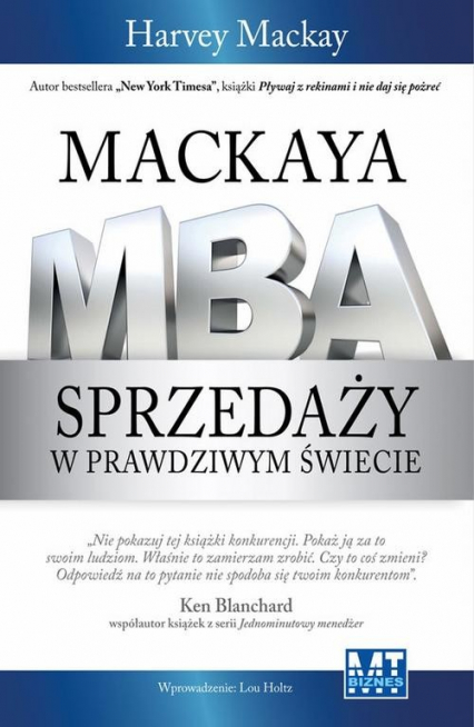 Mackaya MBA sprzedaży w prawdziwym świecie - Harvey Mackay | okładka