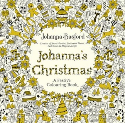 Johannas Christmas A Festive Colouring Book - Johanna Basford | okładka