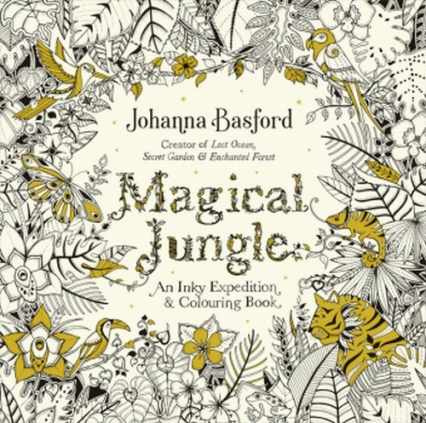Magical Jungle An Inky Expedition & Colouring Book - Johanna Basford | okładka