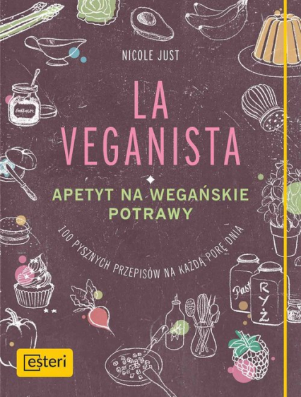 La Veganista Apetyt na wegańskie potrawy 100 pysznych przepisów na każdą porę dnia - Nicole Just | okładka