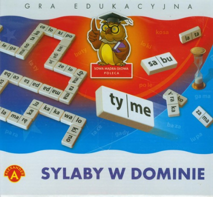 Sylaby w dominie gra edukacyjna -  | okładka