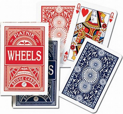 Karty do gry Piatnik 1 talia Popularne Wheels -  | okładka