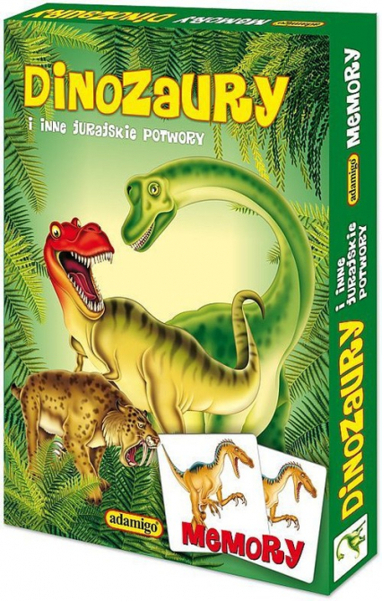 Dinozaury Memory i inne jurajskie potwory -  | okładka