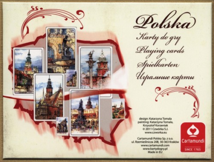 Polska Akwarele talia 55 listków -  | okładka