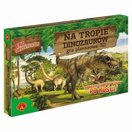 Na tropie dinozaurów - Era dinozaurów Gra planszowa 3D -  | okładka
