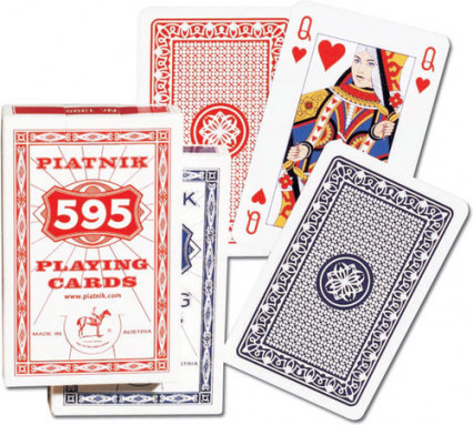 Karty do gry Piatnik  1 talia, Typ "595" -  | okładka