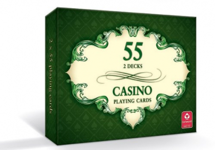 CASINO karty do gry 2 x 55 listków -  | okładka