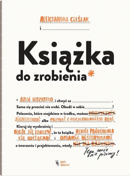 Książka do zrobienia - Aleksandra Cieślak | okładka