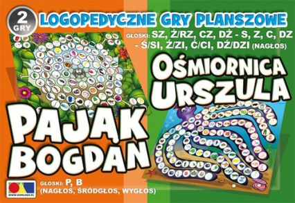 Ośmiornica Urszula Pająk Bogdan Logopedyczne gry planszowe -  | okładka