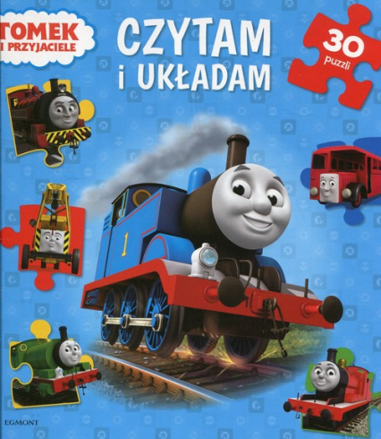 Tomek i przyjaciele Czytam i układam 30 puzzli -  | okładka