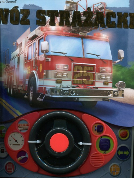 Wóz strażacki + kierownica książeczka dźwiękowa - Keast Jennifer H. | okładka