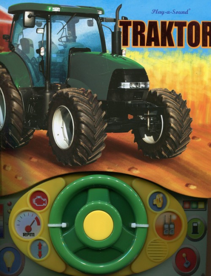 Traktor + kierownica książeczka dźwiękowa -  | okładka