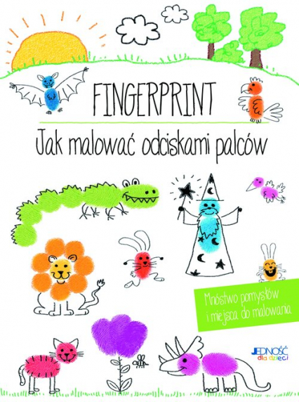 Fingerprint Jak malować odciskami palców - Nico Fauser | okładka