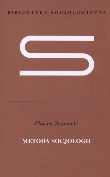 Metoda socjologii - Florian Znaniecki | okładka