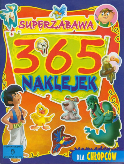 365 naklejek dla chłopców Superzabawa -  | okładka