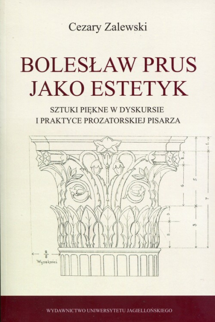 Bolesław Prus jako estetyk Sztuki piękne w dyskursie i praktyce prozatorskiej pisarza - Cezary Zalewski | okładka