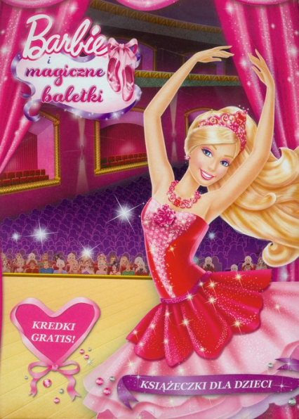 Zestaw Barbie i magiczne baletki Książeczki + kredki -  | okładka