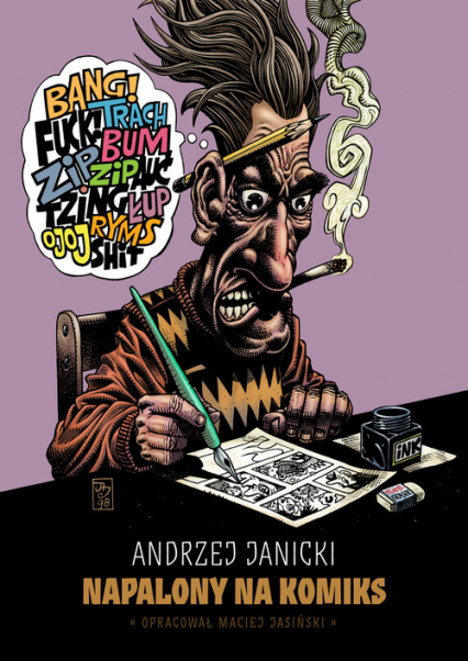 Napalony na komiks - Andrzej Janicki | okładka