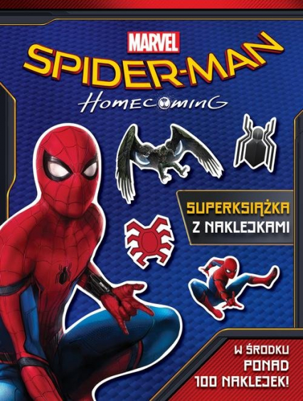 Spider-Man Homecoming Superksiążka z naklejkami -  | okładka