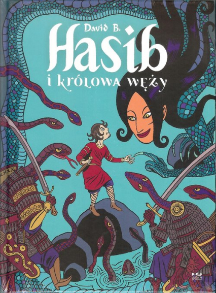 Hasib i królowa węży - B. David | okładka
