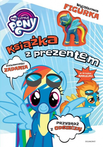 My Little Pony Książka z prezentem Rainbow Dash -  | okładka