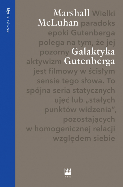 Galaktyka Gutenberga - McLuhan Herbert Marshall | okładka