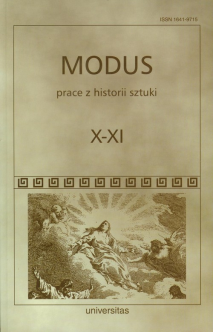 Modus Prace z historii sztuki Tom X-XI -  | okładka