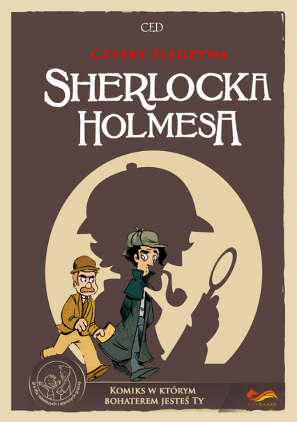 Cztery śledztwa Sherlocka Holmesa Komiks paragrafowy - Shuky Shuky | okładka