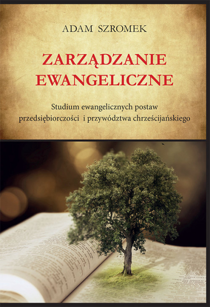 Zarządzanie ewangeliczne Studium ewangelicznych postaw przedsiębiorczości i przywództwa chrześcijańskiego - Adam Szromek | okładka