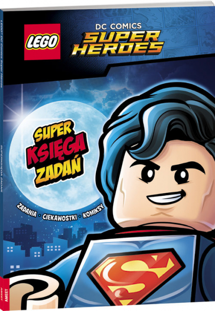 Lego DC Comics Super księga zadań -  | okładka