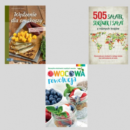 Wedzenie dla smakoszy / Owocowa rewolucja / 505 sałatek, surówek i sałat z różnych Pakiet -  | okładka
